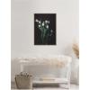 image:imageKate and Laurel Framed Canvas Wall Art Print Blush Tulips by Emiko and Mark Franzen F2 Images 23 x 33 Sylvie Beaded Dark Gold Frame Modern Contemporary Flower Art for Wall Decor