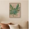 image:imageKate and Laurel Framed Canvas Wall Art Print Bouquet de Muguets Raoul Dufy by Nostalgia Prints 18 x 24 Sylvie Dark Gold Frame Modern Contemporary Flower Art for Wall Decor