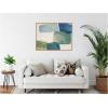 image:imageKate and Laurel Framed Canvas Wall Art Print Coastal Calm II by Amy Lighthall 42 x 32 Sylvie Natural Frame Modern Contemporary Abstract Art for Wall Decor