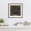 image:imageKate and Laurel Framed Canvas Wall Art Print Corbeille de begonias 1938 Henri Matisse by Nostalgia Prints 22 x 22 Sylvie Beaded Black Frame Modern Contemporary Still Life Art for Wall Decor