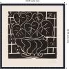 image:imageKate and Laurel Framed Canvas Wall Art Print Corbeille de begonias 1938 Henri Matisse by Nostalgia Prints 22 x 22 Sylvie Beaded Black Frame Modern Contemporary Still Life Art for Wall Decor