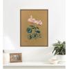 image:imageKate and Laurel Framed Canvas Wall Art Print Cyclamen 1916 Odilion Redon by Nostalgia Prints 18 x 24 Sylvie Beaded Dark Gold Frame Vintage Flower Art for Wall Decor