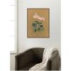 image:imageKate and Laurel Framed Canvas Wall Art Print Cyclamen 1916 Odilion Redon by Nostalgia Prints 18 x 24 Sylvie Beaded Dark Gold Frame Vintage Flower Art for Wall Decor