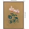 image:imageKate and Laurel Framed Canvas Wall Art Print Cyclamen 1916 Odilion Redon by Nostalgia Prints 18 x 24 Sylvie Beaded Dark Gold Frame Vintage Flower Art for Wall Decor