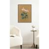 image:imageKate and Laurel Framed Canvas Wall Art Print Cyclamen 1916 Odilion Redon by Nostalgia Prints 18 x 24 Sylvie Beaded Dark Gold Frame Vintage Flower Art for Wall Decor