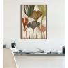 image:imageKate and Laurel Framed Canvas Wall Art Print Earthen Botanicals l by Nikita Jariwala 18 x 24 Sylvie Walnut Frame Modern Contemporary Abstract Art for Wall Decor