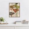 image:imageKate and Laurel Framed Canvas Wall Art Print Earthen Botanicals ll by Nikita Jariwala 18 x 24 Sylvie Walnut Frame Modern Contemporary Abstract Art for Wall Decor