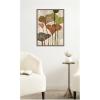 image:imageKate and Laurel Framed Canvas Wall Art Print Earthen Botanicals ll by Nikita Jariwala 18 x 24 Sylvie Walnut Frame Modern Contemporary Abstract Art for Wall Decor