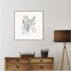 image:imageKate and Laurel Framed Canvas Wall Art Print Floral Bouquet by Gabrielly Guedes 22 x 22 Sylvie Beaded Rustic Natural Frame Modern Contemporary Flower Art for Wall DecorSylvie Beaded Rustic Natural