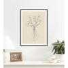 image:imageKate and Laurel Framed Canvas Wall Art Print Floral Vase by Gabrielly Guedes 18 x 24 Sylvie Dark Gray Frame Modern Contemporary Flower Art for Wall DecorDark Gray