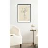 image:imageKate and Laurel Framed Canvas Wall Art Print Floral Vase by Gabrielly Guedes 18 x 24 Sylvie Dark Gray Frame Modern Contemporary Flower Art for Wall DecorDark Gray