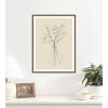 image:imageKate and Laurel Framed Canvas Wall Art Print Floral Vase by Gabrielly Guedes 18 x 24 Sylvie Dark Gray Frame Modern Contemporary Flower Art for Wall DecorSylvie Beaded Dark Gold