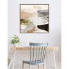 image:imageKate and Laurel Framed Canvas Wall Art Print Golden Terrain by Amy Lighthall 30 x 30 Sylvie Dark Gold Frame Modern Contemporary Abstract Art for Wall Decor