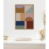 image:imageKate and Laurel Framed Canvas Wall Art Print Modern Bohemian Pattern 2 by The Creative Bunch Studio 18 x 24 Sylvie Natural Frame Bohemian Boho Abstract Art for Wall Decor