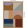 image:imageKate and Laurel Framed Canvas Wall Art Print Modern Bohemian Pattern 2 by The Creative Bunch Studio 18 x 24 Sylvie Natural Frame Bohemian Boho Abstract Art for Wall Decor