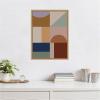 image:imageKate and Laurel Framed Canvas Wall Art Print Modern Bohemian Pattern 2 by The Creative Bunch Studio 18 x 24 Sylvie Natural Frame Bohemian Boho Abstract Art for Wall Decor