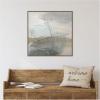 image:imageKate and Laurel Framed Canvas Wall Art Print NC Wild Abstract by Nikki Chu 30 x 30 Sylvie Greywash Frame Modern Contemporary Abstract Art for Wall DecorSylvie Dark Gold