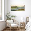 image:imageKate and Laurel Framed Canvas Wall Art Print Natures Charm l Panel by Nikita Jariwala 40 x 18 Sylvie Walnut Frame Casual Transitional Abstract Art for Wall Decor