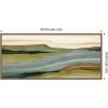 image:imageKate and Laurel Framed Canvas Wall Art Print Natures Charm l Panel by Nikita Jariwala 40 x 18 Sylvie Walnut Frame Casual Transitional Abstract Art for Wall Decor