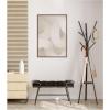 image:imageKate and Laurel Framed Canvas Wall Art Print Organic Movement by Gabrielly Guedes 23 x 33 Sylvie Walnut Frame Modern Contemporary Abstract Art for Wall Decor