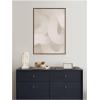 image:imageKate and Laurel Framed Canvas Wall Art Print Organic Movement by Gabrielly Guedes 23 x 33 Sylvie Walnut Frame Modern Contemporary Abstract Art for Wall Decor