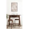 image:imageKate and Laurel Framed Canvas Wall Art Print Organic Movement by Gabrielly Guedes 23 x 33 Sylvie Walnut Frame Modern Contemporary Abstract Art for Wall Decor