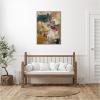 image:imageKate and Laurel Framed Canvas Wall Art Print Painted Storm No 1 by Amy Lighthall 28 x 38 Sylvie Dark Gold Frame Modern Contemporary Abstract Art for Wall Decor