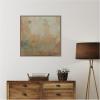 image:imageKate and Laurel Framed Canvas Wall Art Print Sage Horizon No 2 by Amy Lighthall 30 x 30 Sylvie Beaded Dark Gold Frame Modern Contemporary Abstract Art for Wall Decor