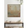 image:imageKate and Laurel Framed Canvas Wall Art Print Sage Horizon No 2 by Amy Lighthall 30 x 30 Sylvie Beaded Dark Gold Frame Modern Contemporary Abstract Art for Wall Decor