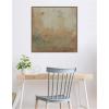 image:imageKate and Laurel Framed Canvas Wall Art Print Sage Horizon No 2 by Amy Lighthall 30 x 30 Sylvie Beaded Dark Gold Frame Modern Contemporary Abstract Art for Wall Decor