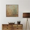 image:imageKate and Laurel Framed Canvas Wall Art Print Sage Horizon No 4 by Amy Lighthall 30 x 30 Sylvie Beaded Dark Gold Frame Modern Contemporary Abstract Art for Wall Decor