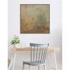 image:imageKate and Laurel Framed Canvas Wall Art Print Sage Horizon No 4 by Amy Lighthall 30 x 30 Sylvie Beaded Dark Gold Frame Modern Contemporary Abstract Art for Wall Decor