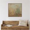 image:imageKate and Laurel Framed Canvas Wall Art Print Sage Horizon No 4 by Amy Lighthall 30 x 30 Sylvie Beaded Dark Gold Frame Modern Contemporary Abstract Art for Wall Decor