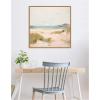 image:imageKate and Laurel Framed Canvas Wall Art Print Tranquil Landscape V Square by Amy Lighthall 30 x 30 Sylvie Beaded Dark Gold Frame Coastal Abstract Art for Wall DecorSylvie Natural
