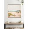 image:imageKate and Laurel Framed Canvas Wall Art Print Tranquil Landscape V Square by Amy Lighthall 30 x 30 Sylvie Beaded Dark Gold Frame Coastal Abstract Art for Wall DecorSylvie Beaded Dark Gold