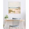 image:imageKate and Laurel Framed Canvas Wall Art Print Tranquil Landscape V Square by Amy Lighthall 30 x 30 Sylvie Beaded Dark Gold Frame Coastal Abstract Art for Wall DecorSylvie Beaded White