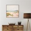 image:imageKate and Laurel Framed Canvas Wall Art Print Tranquil Landscape V Square by Amy Lighthall 30 x 30 Sylvie Beaded Dark Gold Frame Coastal Abstract Art for Wall DecorSylvie Beaded Dark Gold