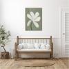 image:imageKate and Laurel Framed Canvas Wall Art Print White Floral by Gabrielly Guedes 18 x 24 Sylvie Dark Gold Frame Modern Contemporary Flower Art for Wall DecorSylvie Dark Gold