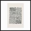 image:imageKate and Laurel Framed Wall Art Print Abstract Black by Gabrielly Guedes 25 x 25 Svelte Noir Black Frame Modern Contemporary Abstract Art for Wall DecorSvelte Noir Black