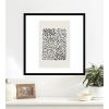 image:imageKate and Laurel Framed Wall Art Print Abstract Black by Gabrielly Guedes 25 x 25 Svelte Noir Black Frame Modern Contemporary Abstract Art for Wall DecorSvelte Noir Black
