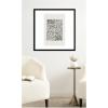 image:imageKate and Laurel Framed Wall Art Print Abstract Black by Gabrielly Guedes 25 x 25 Svelte Noir Black Frame Modern Contemporary Abstract Art for Wall DecorSvelte Noir Black