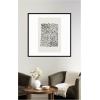 image:imageKate and Laurel Framed Wall Art Print Abstract Black by Gabrielly Guedes 25 x 25 Svelte Noir Black Frame Modern Contemporary Abstract Art for Wall DecorSvelte Noir Black