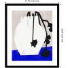 image:imageKate and Laurel Framed Wall Art Print Abstract Blossoms by Little Dean 21 x 25 Svelte Noir Black Frame Modern Contemporary Abstract Art for Wall Decor25L x 21W