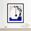 image:imageKate and Laurel Framed Wall Art Print Abstract Blossoms by Little Dean 21 x 25 Svelte Noir Black Frame Modern Contemporary Abstract Art for Wall Decor25L x 21W