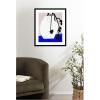 image:imageKate and Laurel Framed Wall Art Print Abstract Blossoms by Little Dean 21 x 25 Svelte Noir Black Frame Modern Contemporary Abstract Art for Wall Decor25L x 21W