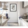 image:imageKate and Laurel Framed Wall Art Print Black Twist 4 by Alicia Bock 23 x 27 Oliver Black Narrow Frame Modern Contemporary Abstract Art for Wall Decor27L x 23W