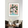 image:imageKate and Laurel Framed Wall Art Print Blush in Bloom by Nikita Jariwala 22 x 26 Florence Silver Frame Modern Contemporary Flower Art for Wall Decor42L x 34W