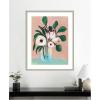 image:imageKate and Laurel Framed Wall Art Print Blush in Bloom by Nikita Jariwala 22 x 26 Florence Silver Frame Modern Contemporary Flower Art for Wall Decor42L x 34W