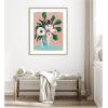 image:imageKate and Laurel Framed Wall Art Print Blush in Bloom by Nikita Jariwala 22 x 26 Florence Silver Frame Modern Contemporary Flower Art for Wall Decor42L x 34W