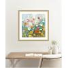 image:imageKate and Laurel Framed Wall Art Print Boho WIldflower Garden by The Creative Bunch Studio 26 x 26 Florence Gold Frame Bohemian Boho Flowers Nature Art for Wall Decor26L x 26W
